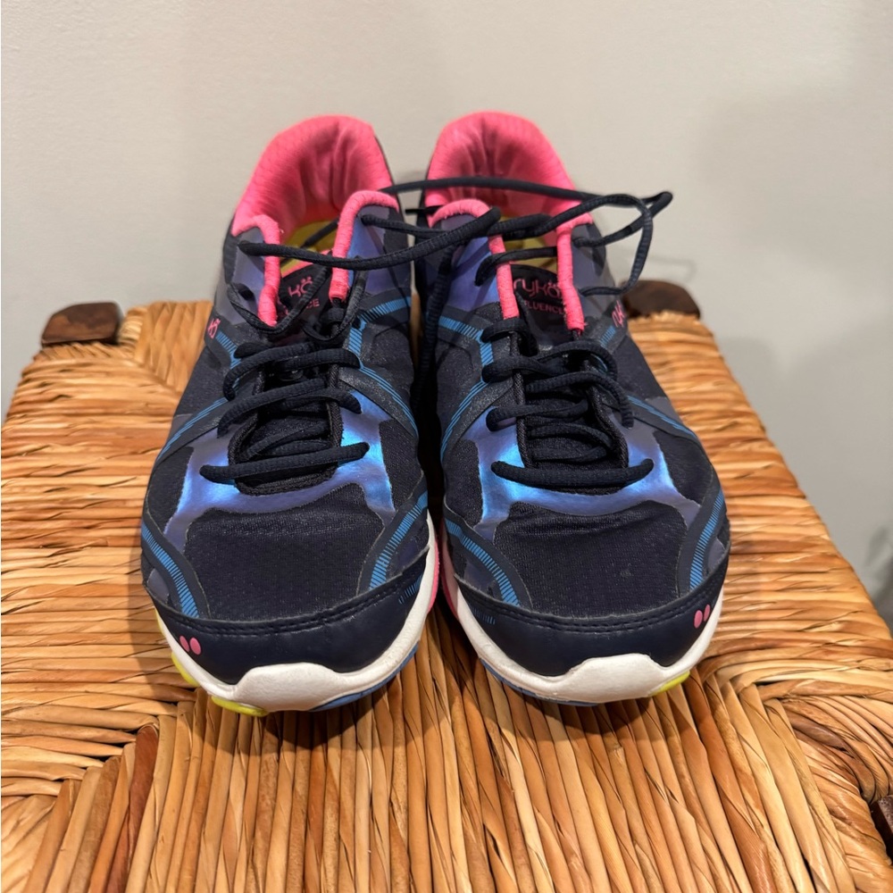 Ryka Black and Pink Athletic Sneakers size 9.5 - Picture 2 of 6
